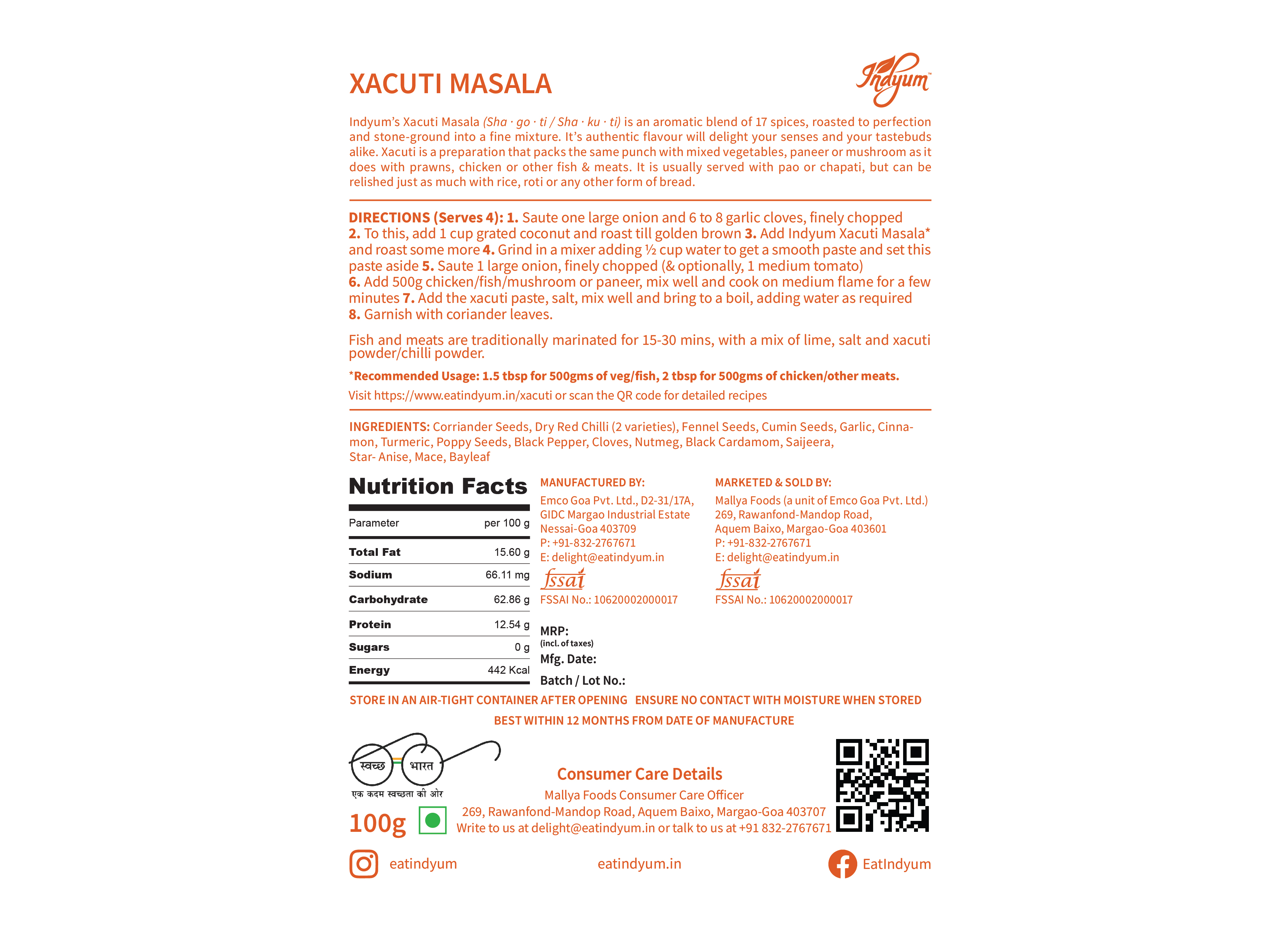 Xacuti Masala